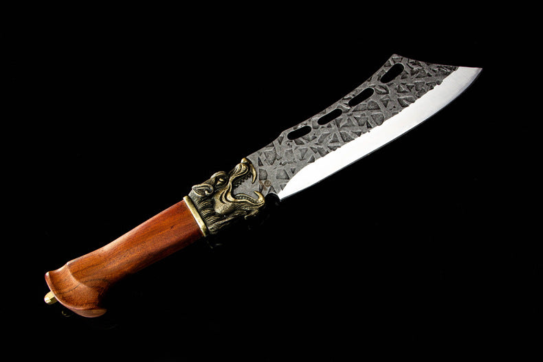 Handgeschmiedetes Holzfällermesser