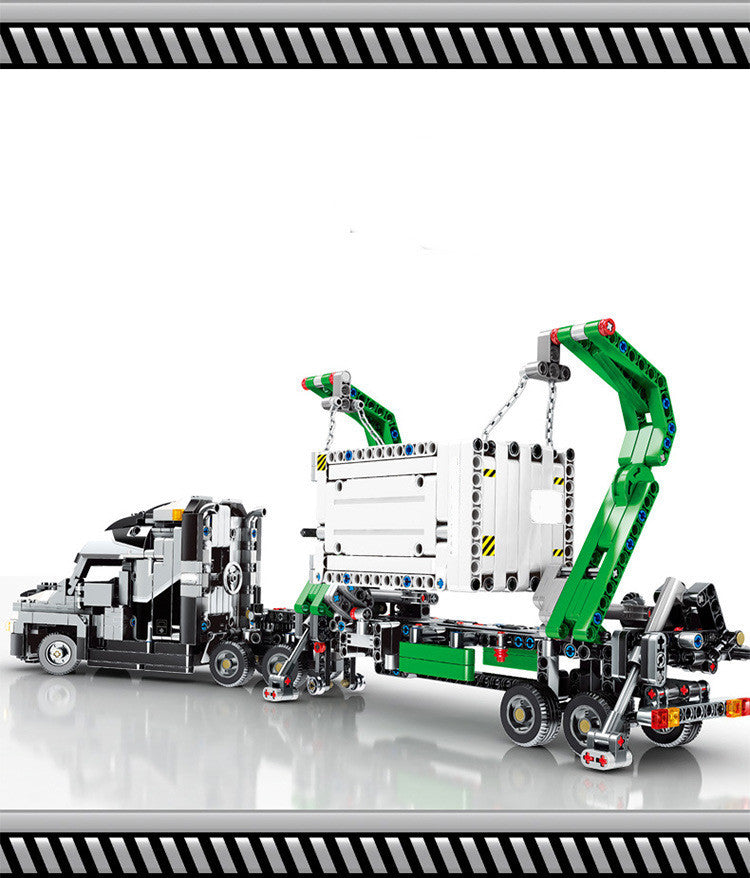 Baustein-Container-LKW – Mechanisches Bauspielzeug – Bild 2 | LuxeStyle