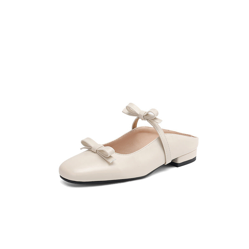 Flache Outdoor-Schuhe mit Schleife