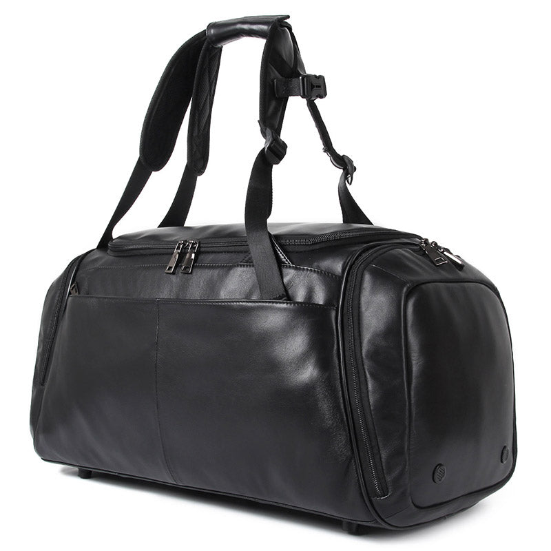Leichte Reise-Tasche aus Leder – Bild 4 | LuxeStyle