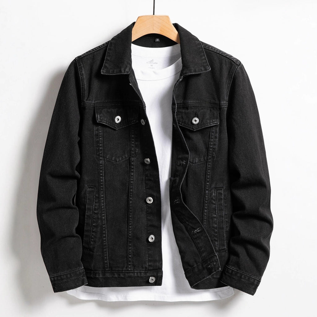 Denim-Jacke für Herren (Frühling/Herbst)