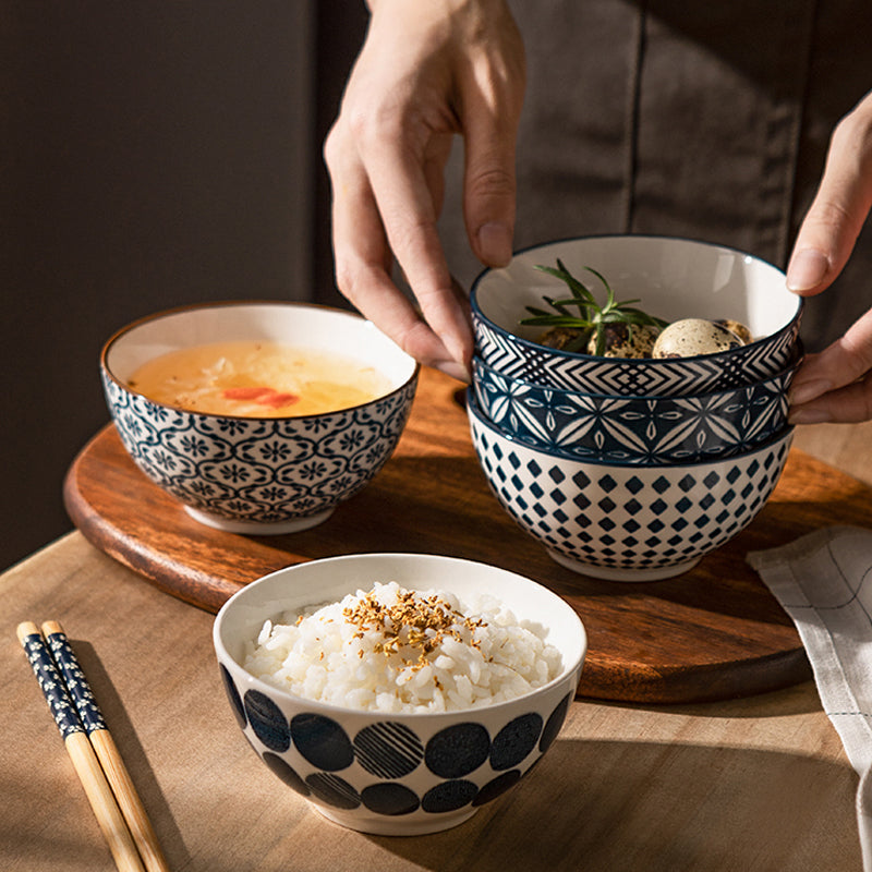 Hefeng Keramikschalen-Set (5 Stück) | LuxeStyle