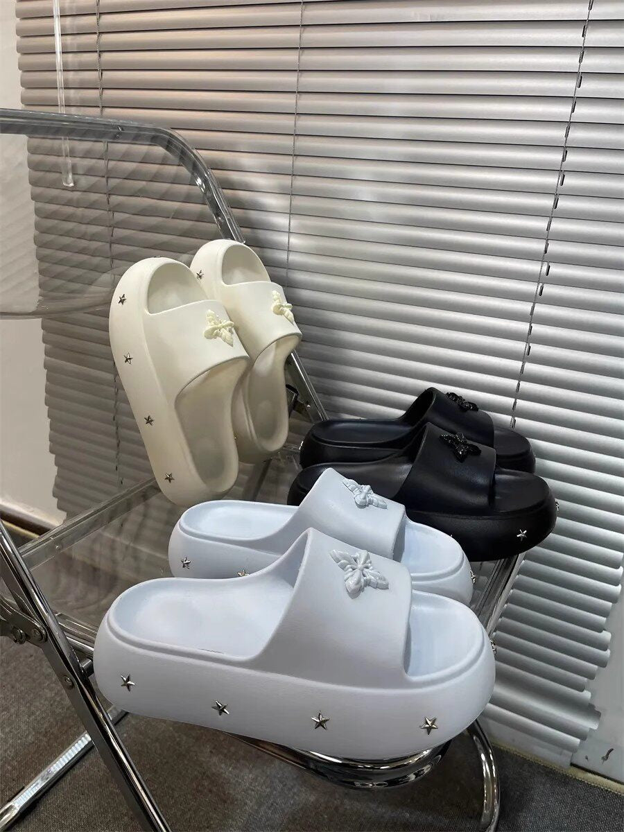 Plateau-Slipper für Damen