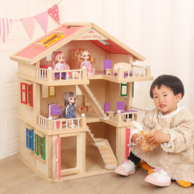 Hölzernes Kinder-Spielhaus – Bild 3 | LuxeStyle