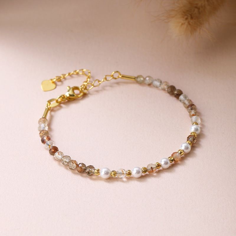 Layered Armband & Halskette mit Natursteinen | LuxeStyle