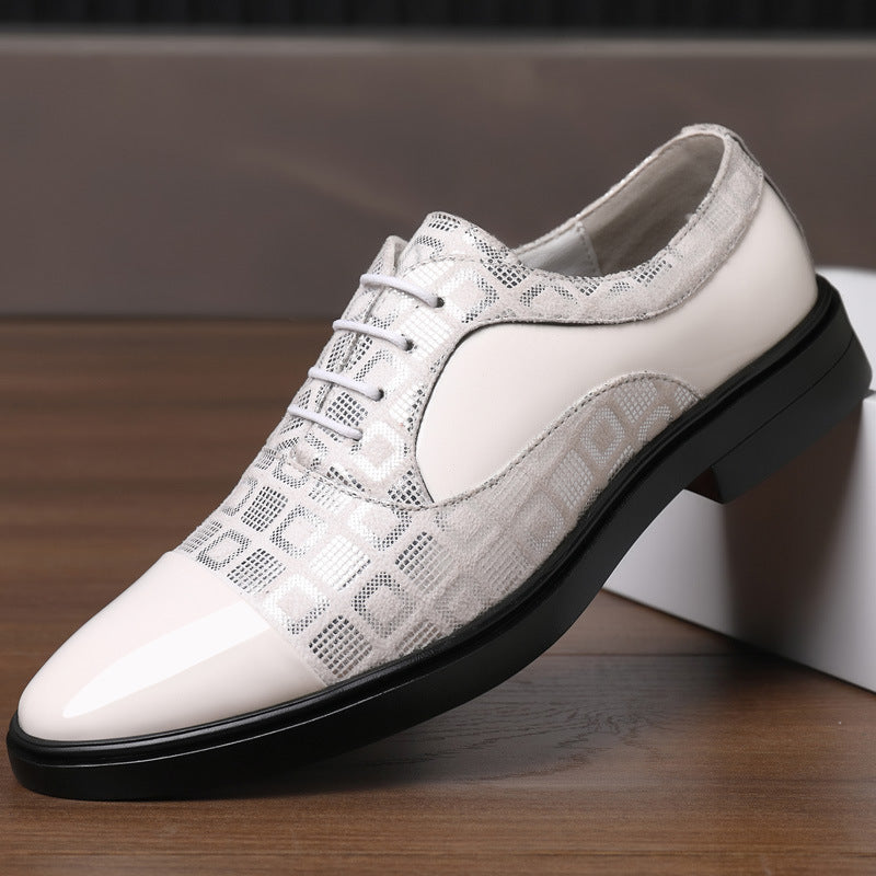 Herren Business-Schuhe aus Mikrofaserleder