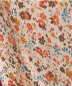 Blumiger Baumwollstoff mit Pigmentdruck – Bild 5 | LuxeStyle