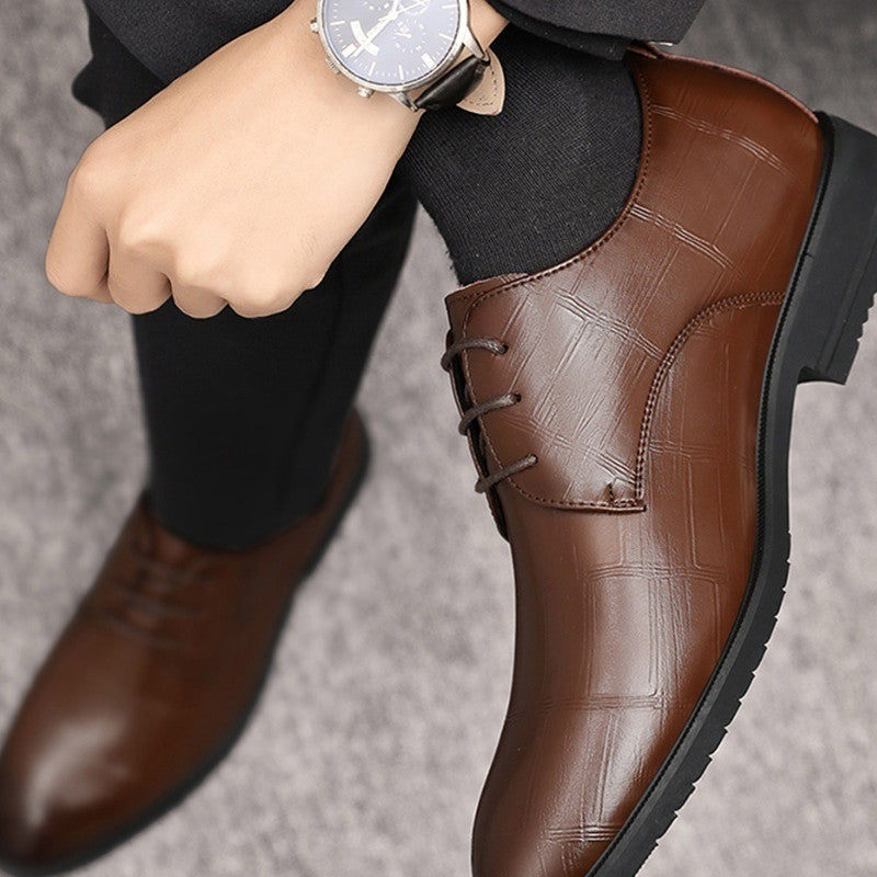 Business-Schnürschuhe aus Kunstleder – Bild 2 | LuxeStyle