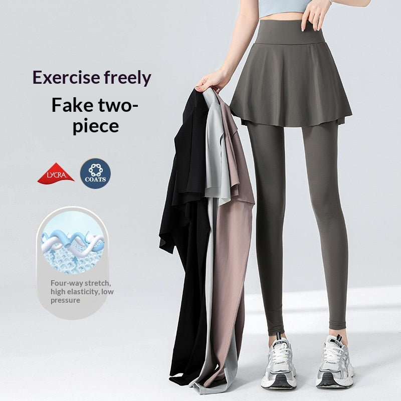 High-Waist Yoga Leggings mit Shaping-Effekt