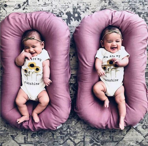 Baby Nest Reisebettchen aus Baumwolle