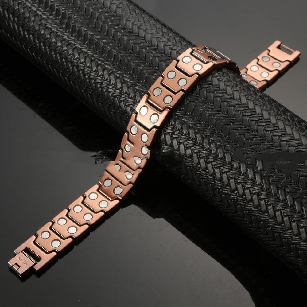 Kupferarmband im Retro-Stil für Herren – Bild 5 | LuxeStyle