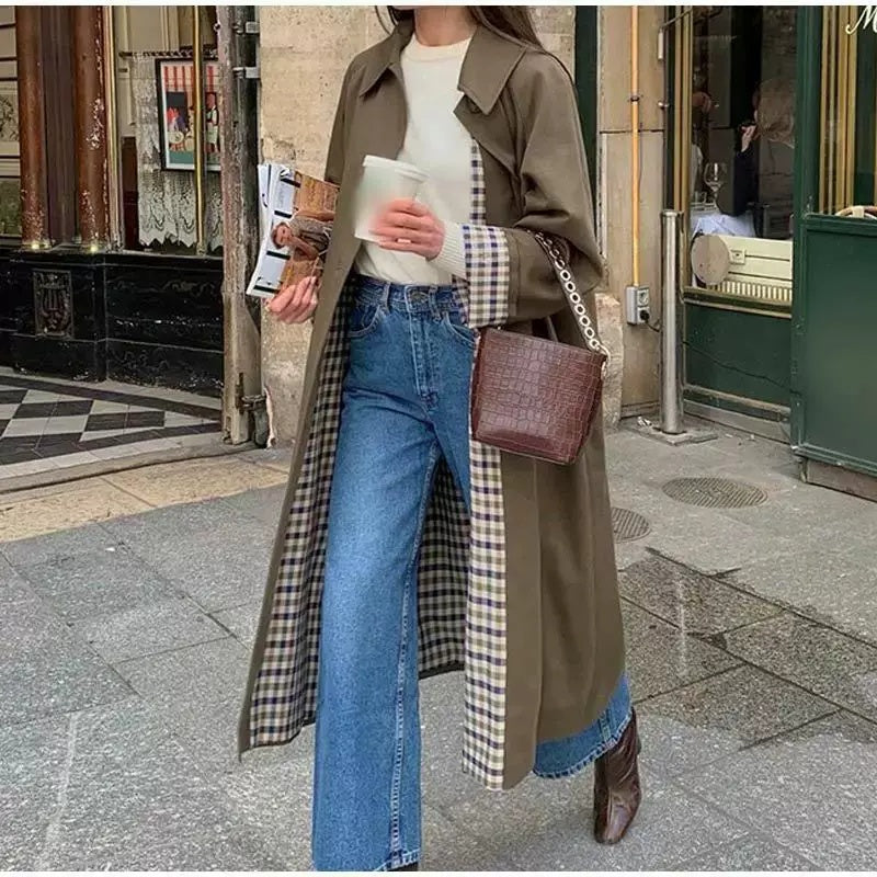 Langer Damen-Trenchcoat – Bild 3 | LuxeStyle