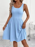 Ärmelloses Midikleid mit A-Linie – Bild 10 | LuxeStyle