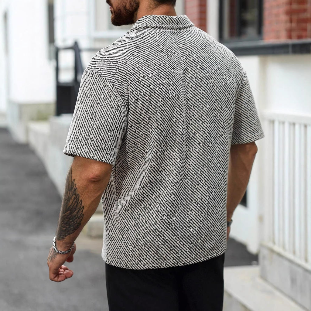 Legeres Polo-Shirt mit Karomuster