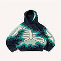 Casual Druck-Pullover aus Polyester