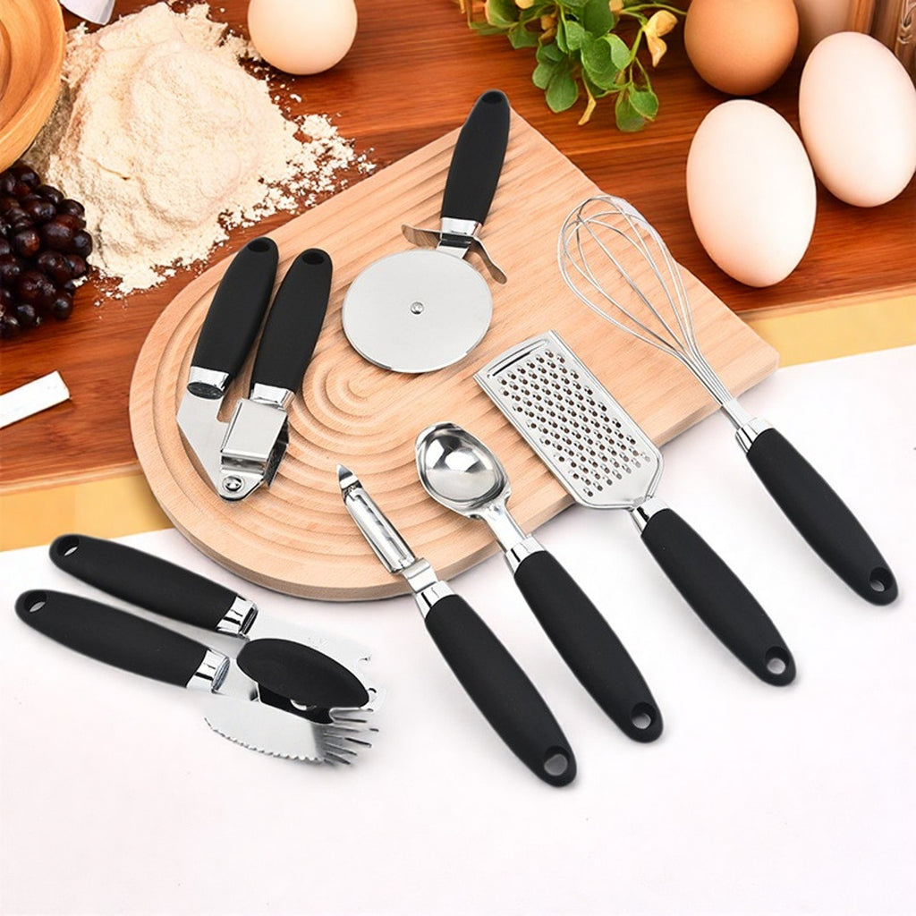 Küchenhelfer-Set aus Edelstahl – Bild 6 | LuxeStyle