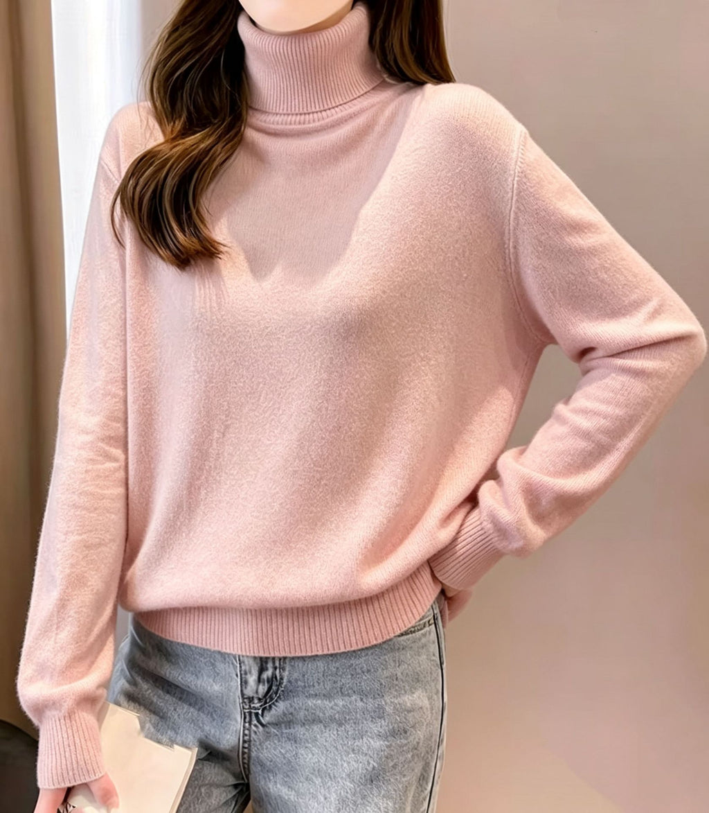 Damen Rollkragenpullover – Eleganter Strick