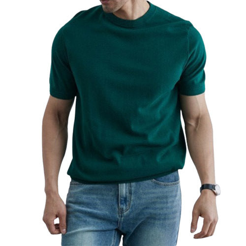 Anzug mit Eisseide-T-Shirt