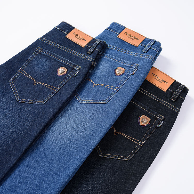 Herren Jeans Straight Loose Business