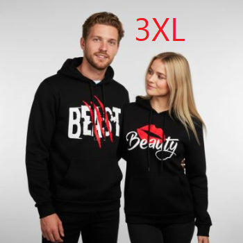 Kapuzen-Sweatshirt mit Print für Paare