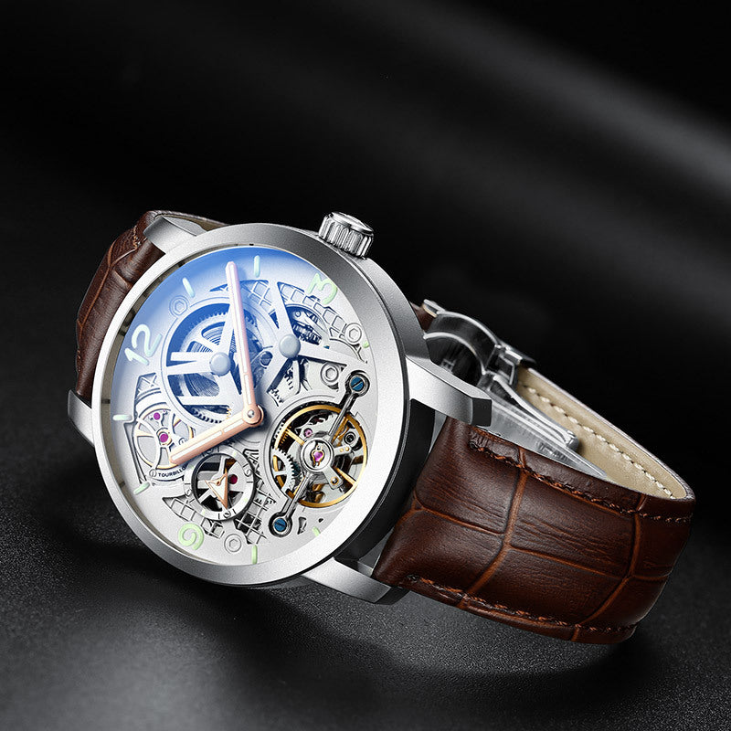 Mechanische Armbanduhr aus Edelstahl – Bild 3 | LuxeStyle