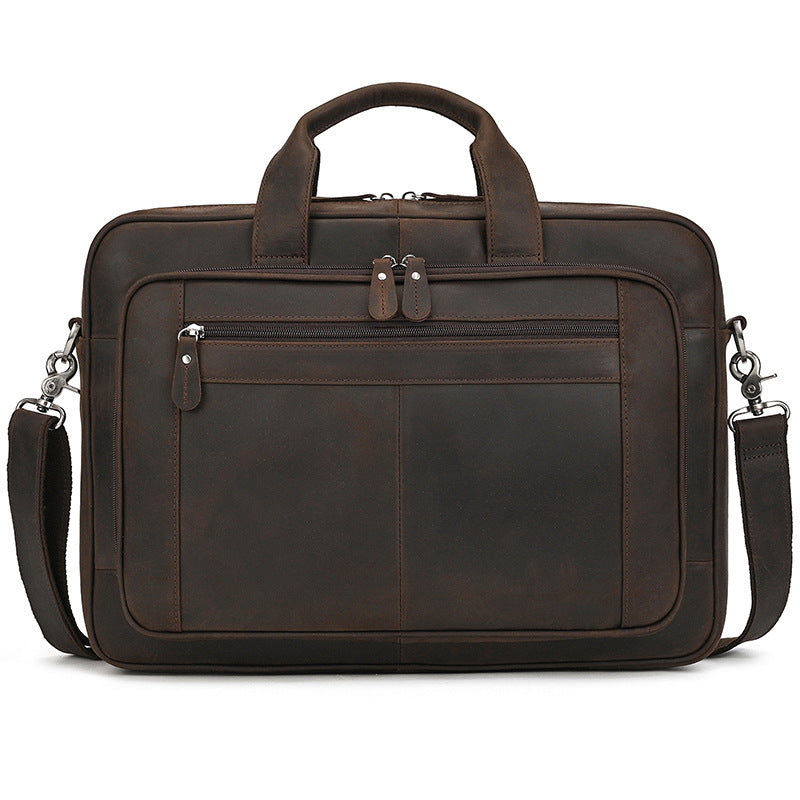 Vintage Herren Handtasche aus Echtleder