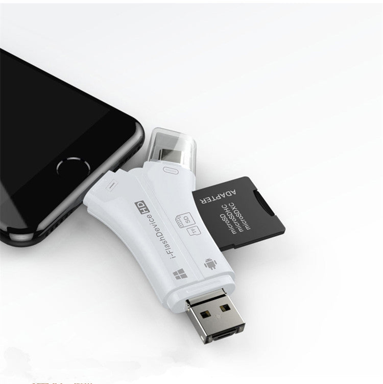 4-in-1 USB Kartenleser für SD & TF Karten
