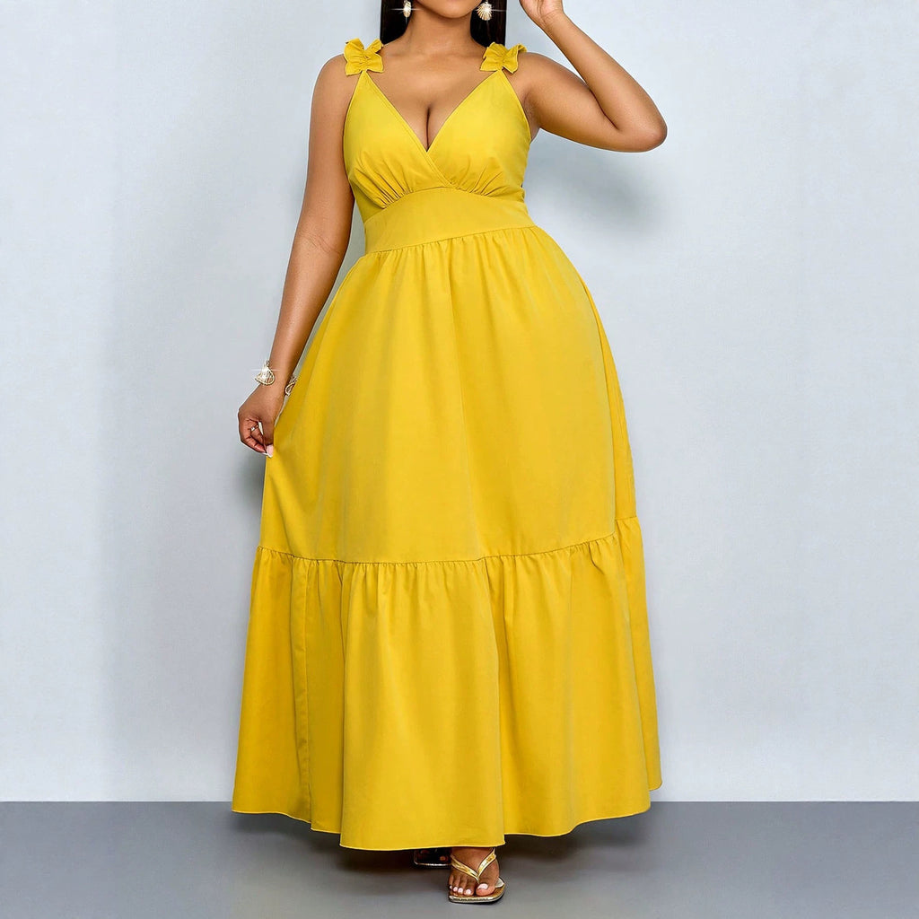 Elegantes A-Linien Midikleid für Damen