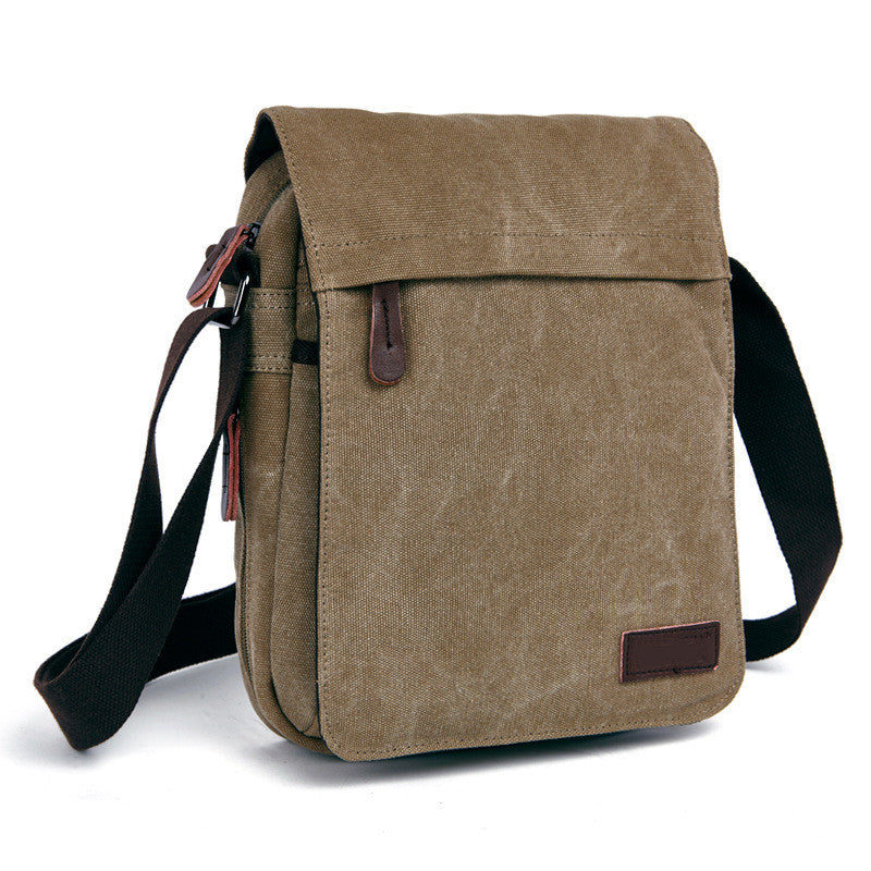 Herren Messenger Bag Canvas Umhängetasche – Bild 3 | LuxeStyle