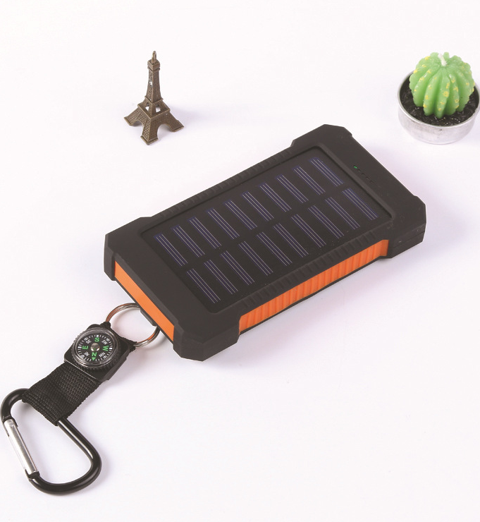 Outdoor Solar Powerbank mit Kompass & LED