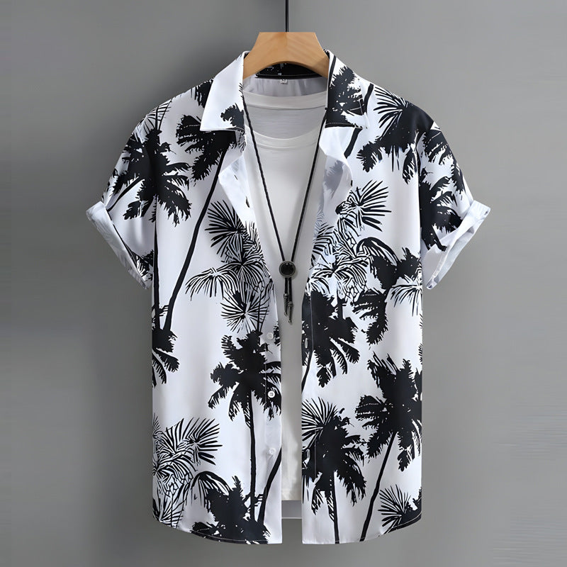 Hawaiihemd für Herren mit 3D-Print – Bild 17 | LuxeStyle