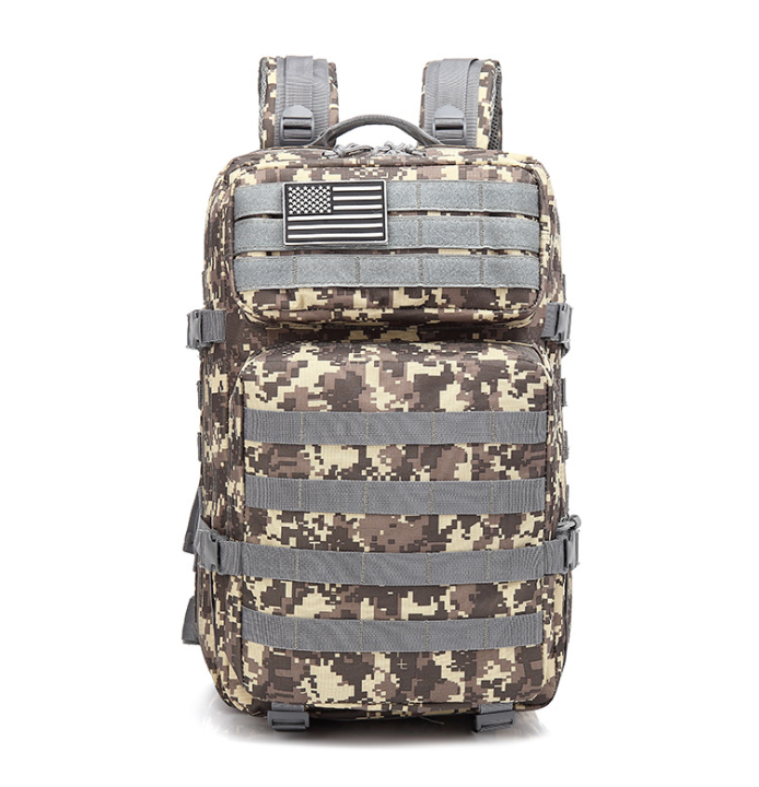 Taktischer Camouflage-Reiserucksack 36-55 L – Bild 6 | LuxeStyle