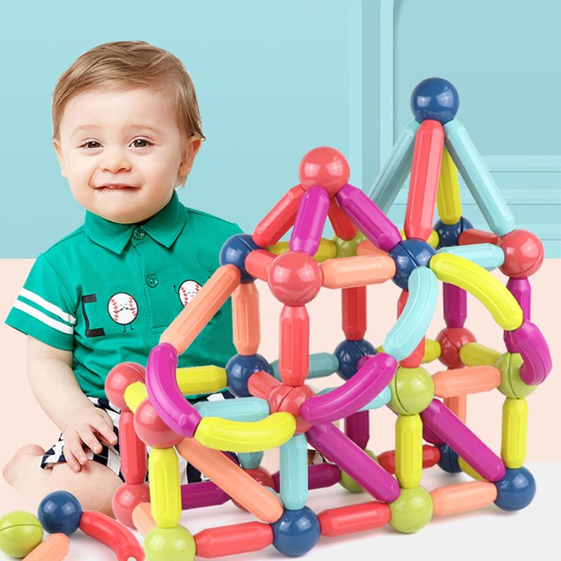 Magnetische Bausteine für Kinder