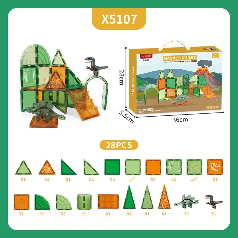 Magnetische Bausteine Dinosaurier-Welt – Bild 2 | LuxeStyle