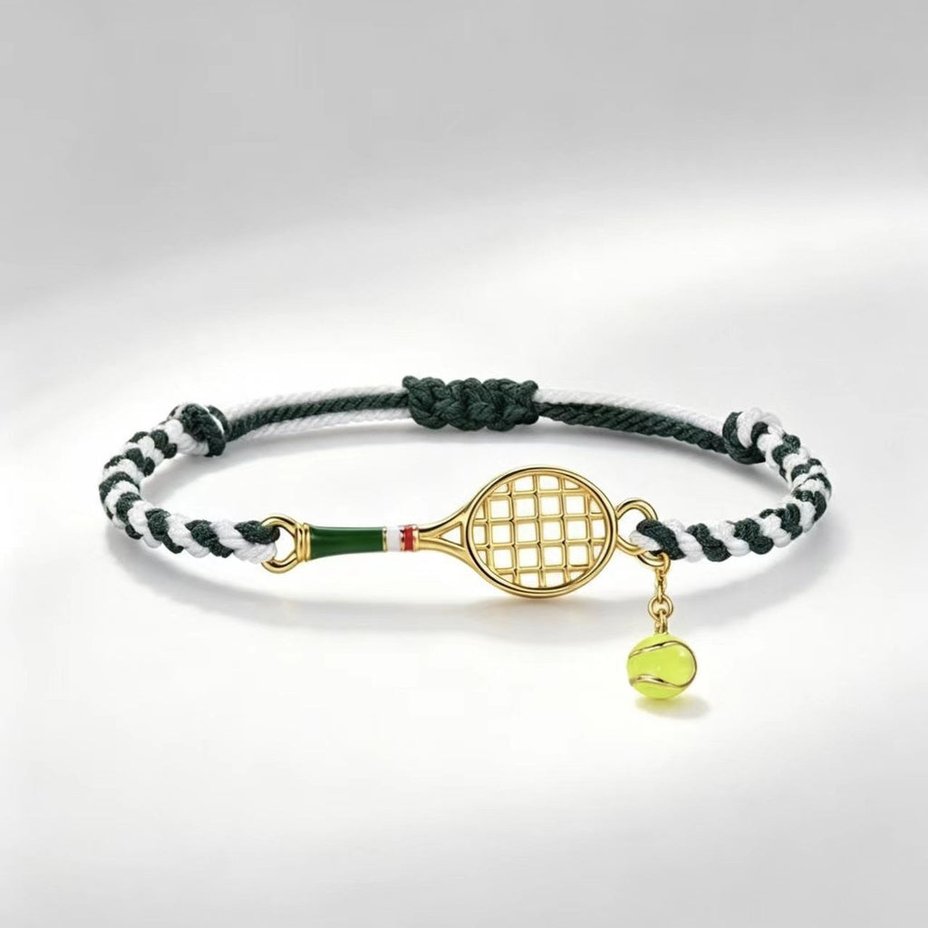 Armband mit Tennisschläger-Anhänger | LuxeStyle