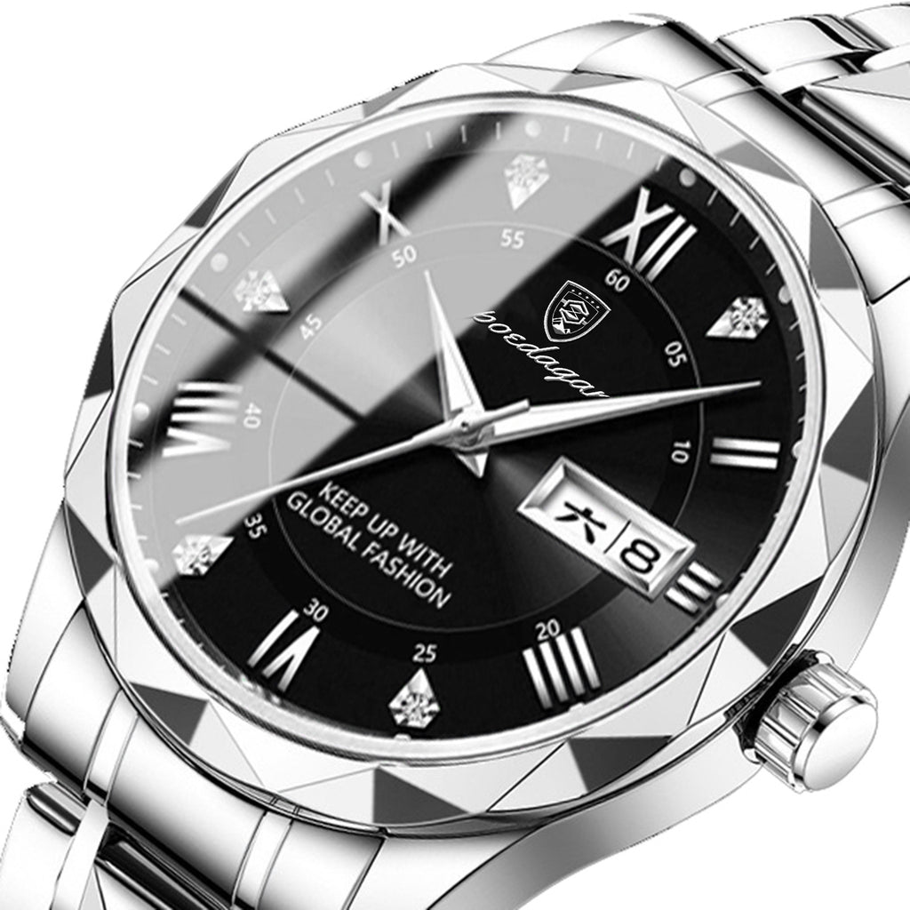 Herrenuhr Quarzwerk Lederarmband – Ansicht 5