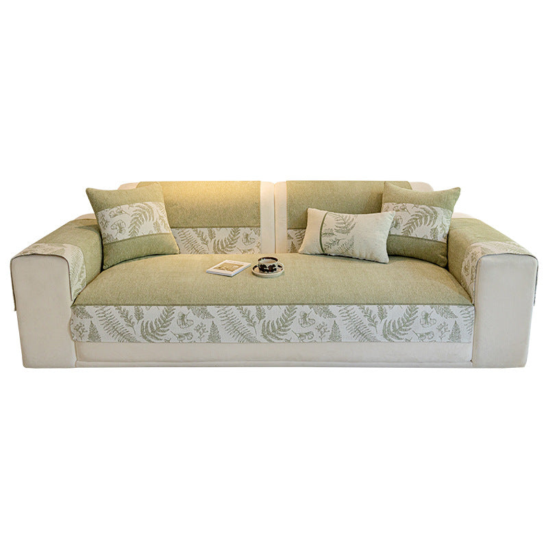 Chenille Sofaüberzug – Rutschfest & Ganzjährig