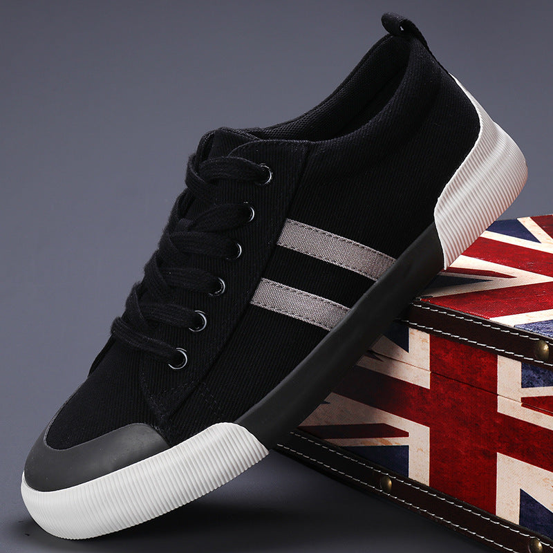 Leichte Canvas Low-Top Herrenschuhe – Bild 9 | LuxeStyle