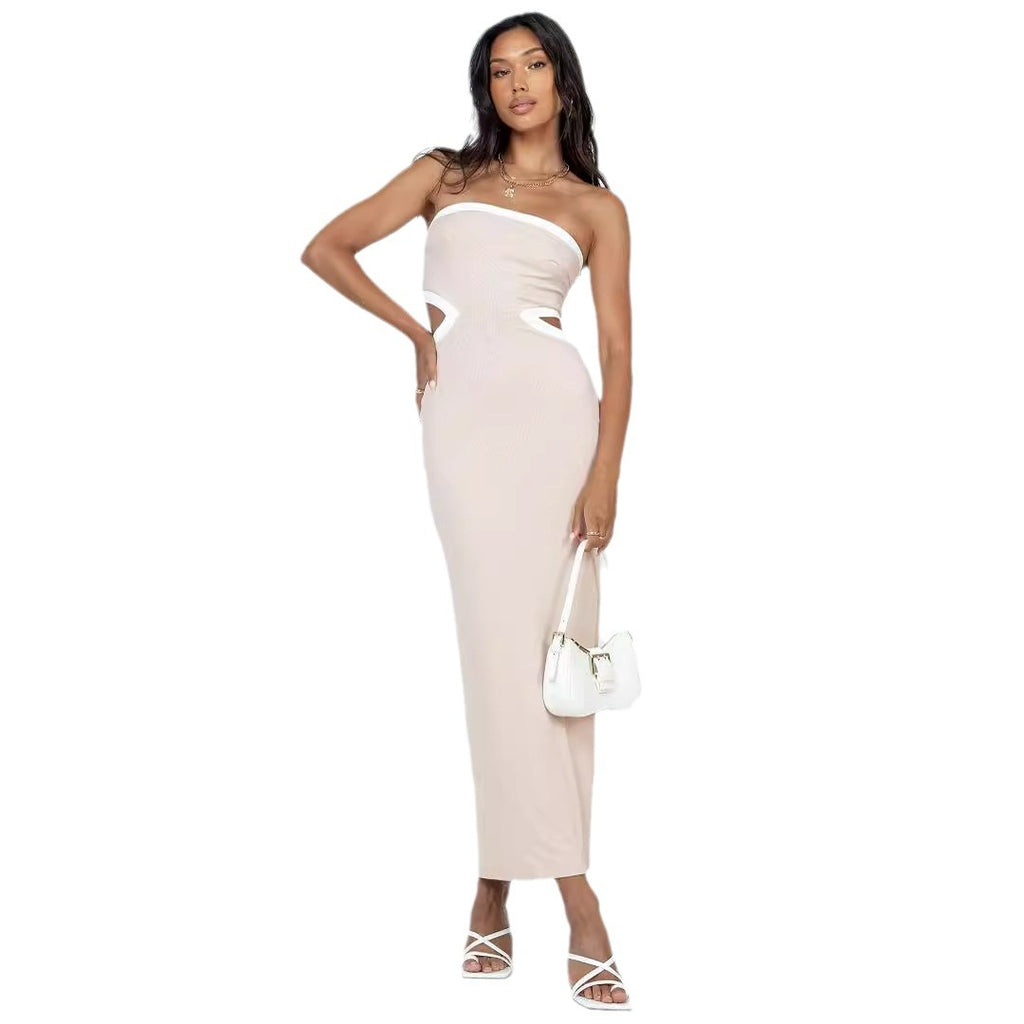 Rückenfreies Strickkleid