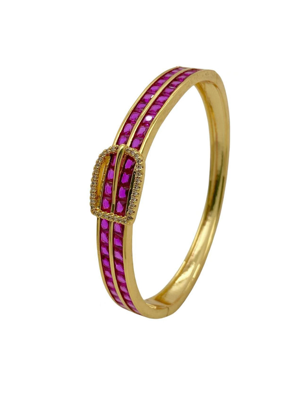 Armband mit Zirkonia und Hufeisen-Schnalle – Bild 10 | LuxeStyle