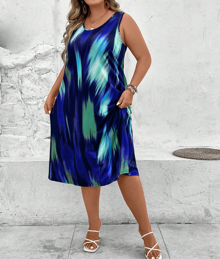 Tie-Dye-Linie Kleid – Bild 4 | LuxeStyle