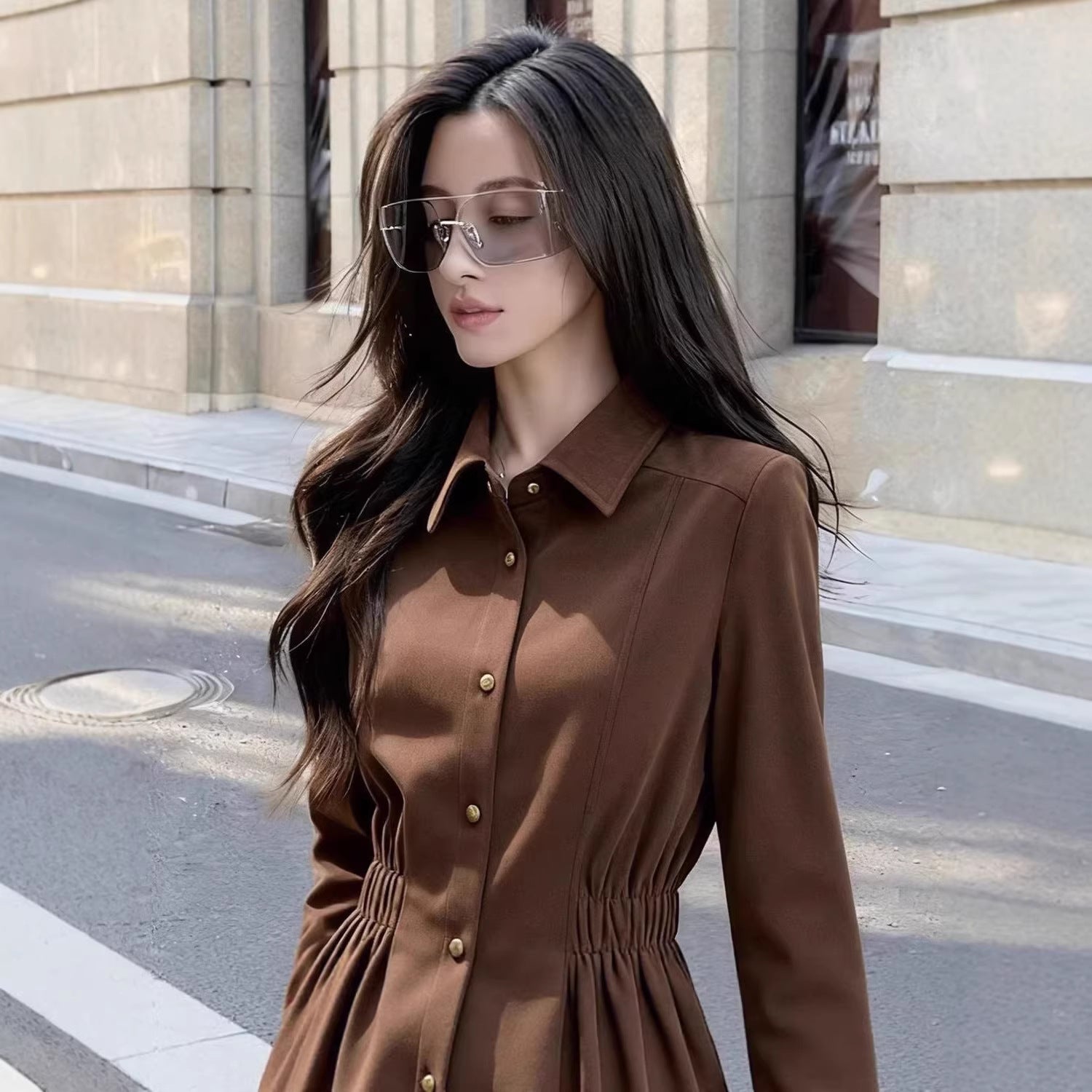 Elegante Bluse mit figurschmeichelnder Passform