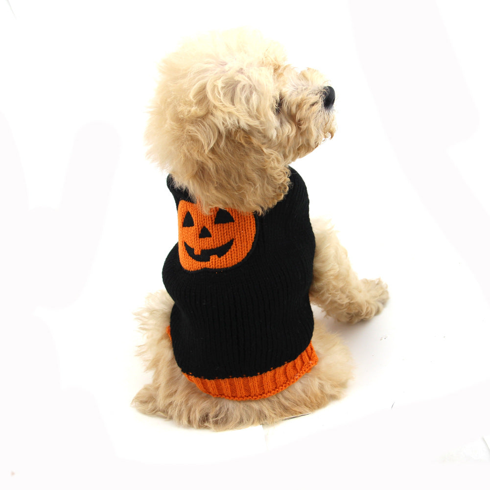 Halloween-Hundekuschelsweater in Kürbisform – Bild 2 | LuxeStyle