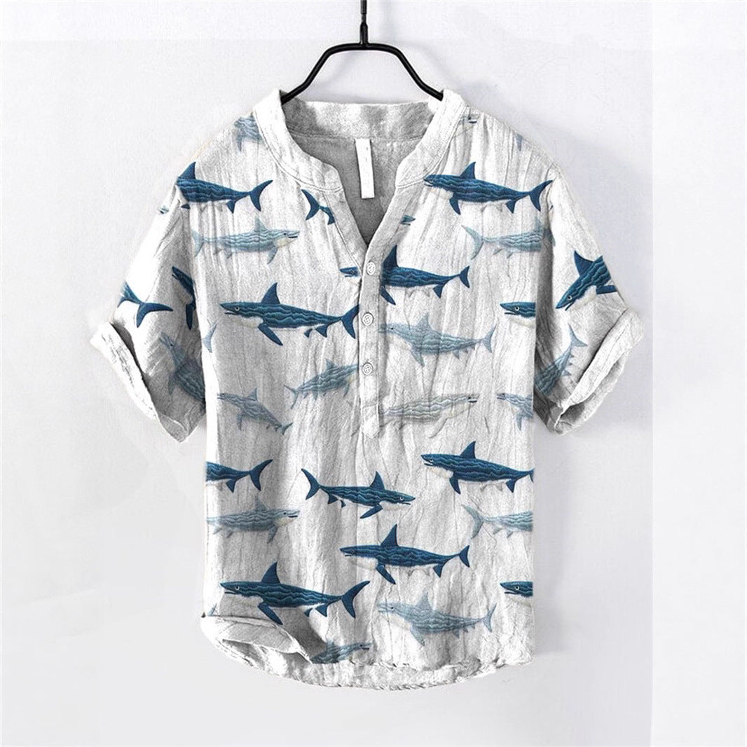 Herren Langarmshirt mit 3D-Streifenmuster | LuxeStyle