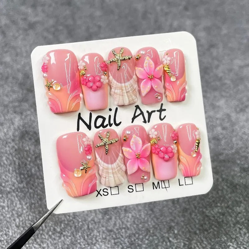 Dreamy Gradient Ocean Nail Art – Ansicht 3