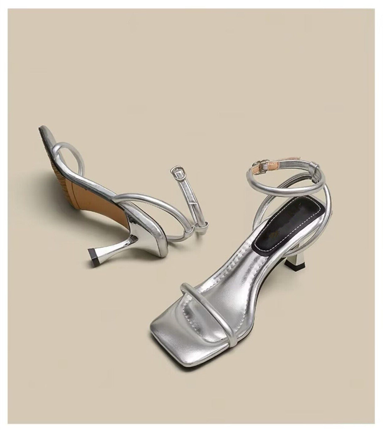 Einriemen-Sandalen mit weicher Sohle für Damen Sommer
