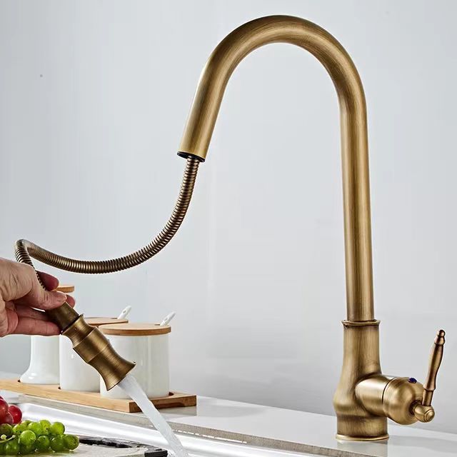 Kupfer Wasserhahn ausziehbar für Küche und Bad – Bild 2 | LuxeStyle