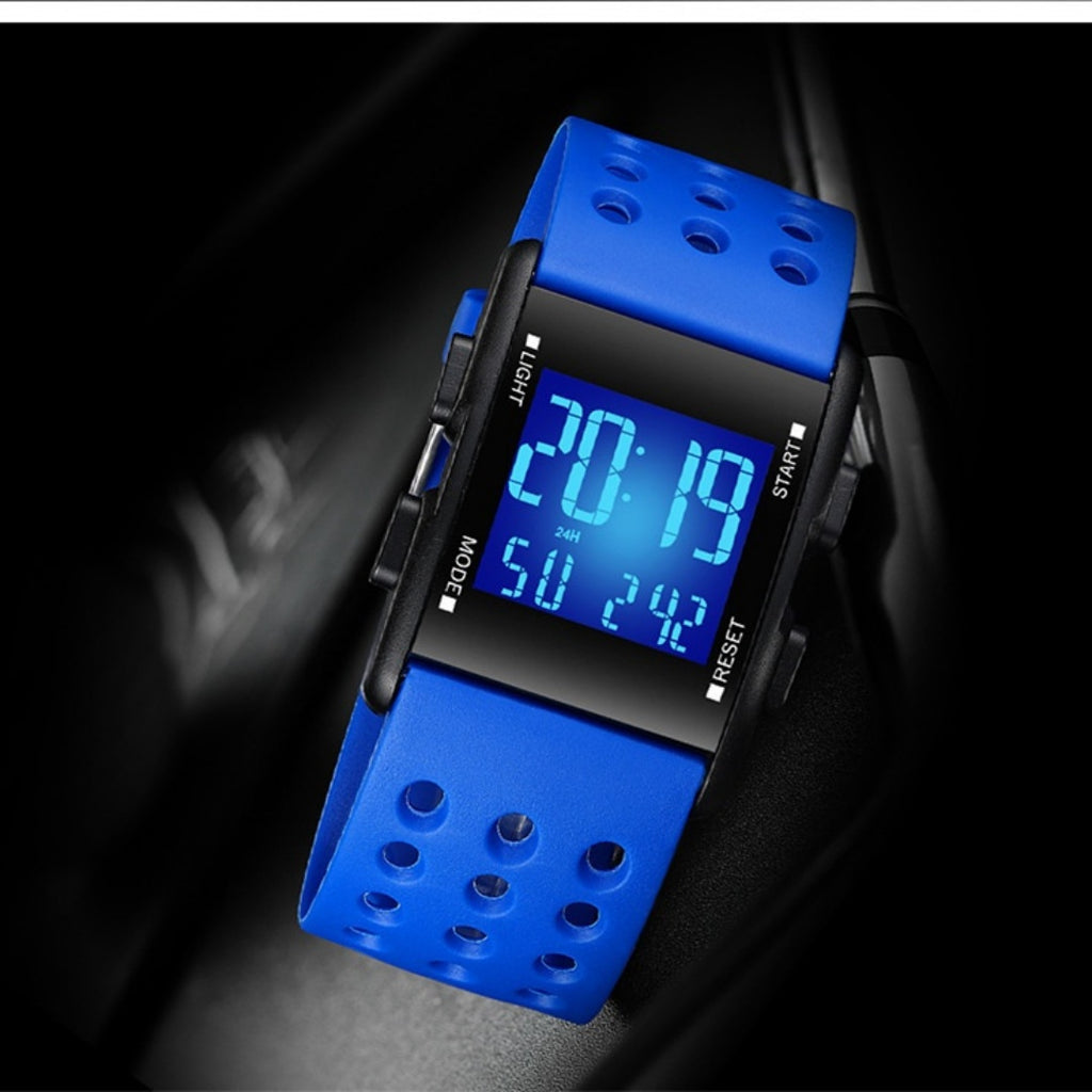 Coole leuchtende, wasserdichte Digitaluhr – Ansicht 7