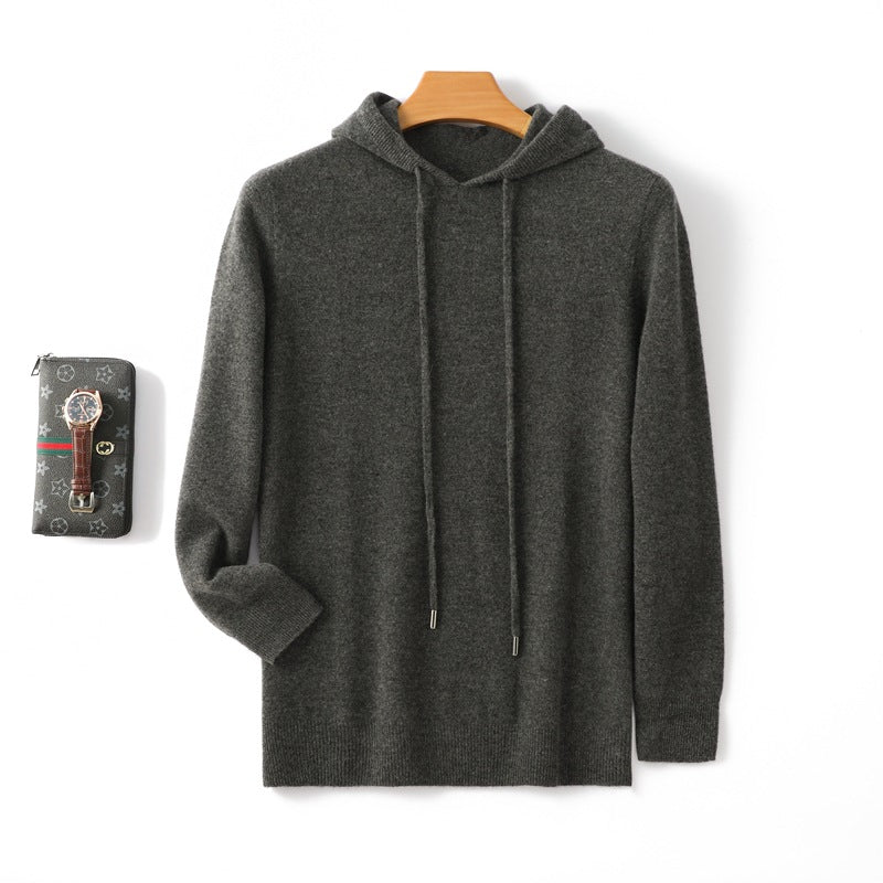 Strick-Hoodie mit Kapuze für Herren