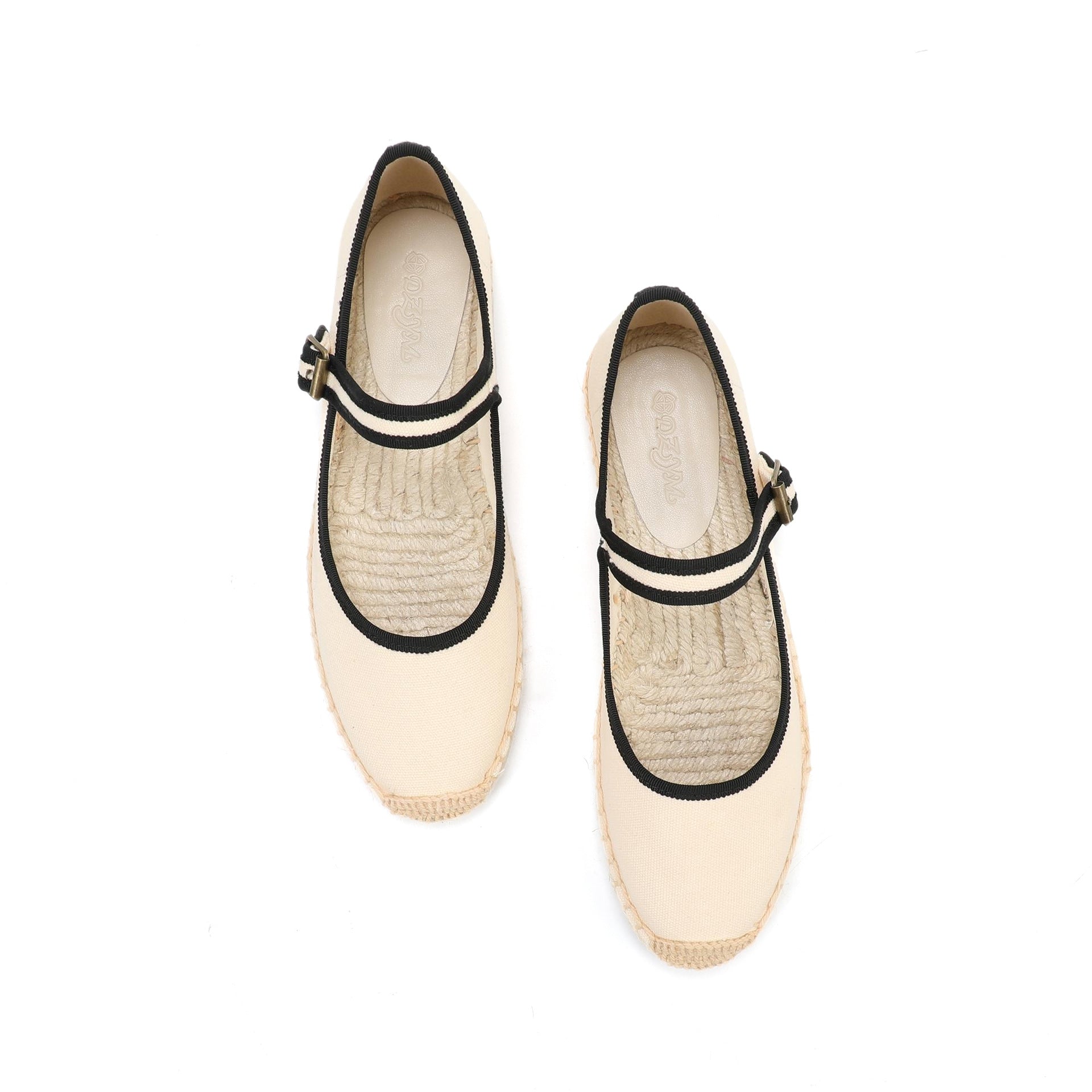 Bequeme Canvas Mary Jane Flats